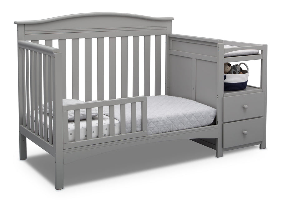 Grey (026) 15-Birkley Convertible Crib and Changer