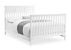 Bianca White (130) 15-Sweet Beginnings Hart Flat Top 6-in-1 Convertible Crib
