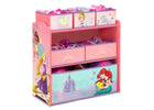 Disney Princess (1038) 3-Princess 6 Bin Design and Store Toy Organizer