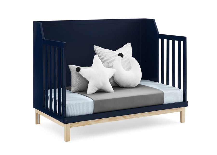 Navy with Natural (1481) 6-babyGap Oxford 6-in-1 Convertible Crib