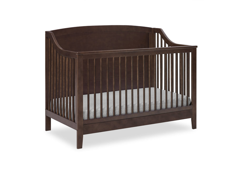 Walnut Espresso (1324) 3-Campbell 6-in-1 Convertible Crib