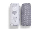 Indie Fox (3405) 6-Indie Fox Fitted Crib Sheets - 2 Pack
