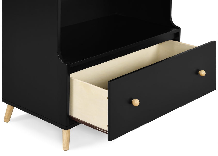 Ebony with Natural (1482) 4-Essex Convertible Changing Table with Drawer