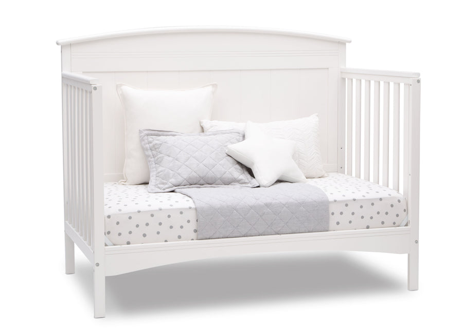 Bianca White (130) 21-Archer Deluxe 6-in-1 Convertible Crib