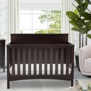 Dark Chocolate (207) 12-Fancy 4-in-1 Convertible Crib