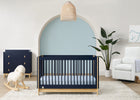 Navy with Natural (1481) 1-babyGap Tate 4-in-1 Convertible Crib