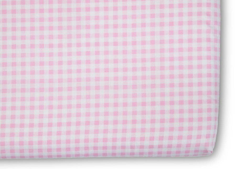 Pink Gingham (3022) 2-Pink Gingham 3-Piece Twin Sheet Set