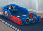 Spider-Man (1163) 1-Spider-Man Sleep and Play Toddler Bed with Built-In Guardrails