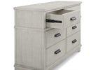 Rustic Mist (1373) 4-Asher 6 Drawer Dresser with Changing Top