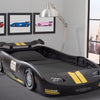 Black (001) 23-Turbo Race Car Twin Bed