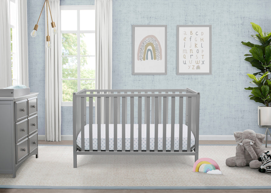 Grey (026) 7-Heartland 4-in-1 Convertible Crib