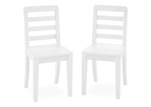 Bianca White (130) 9-Gateway Table & 2 Chair Set