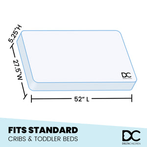 Delta Children Breathable Baby Crib & Toddler Mattress with Cloud Core | Target