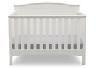 DCB: Bianca White (130) 2-Bennett 4-in-1 Convertible Crib