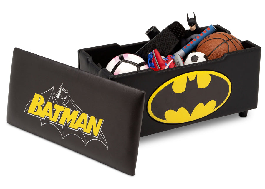 Batman (1200) 5-Batman Upholstered Storage Bench for Kids
