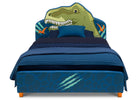 Blue (2027) 3-Dinosaur Upholstered Twin Bed