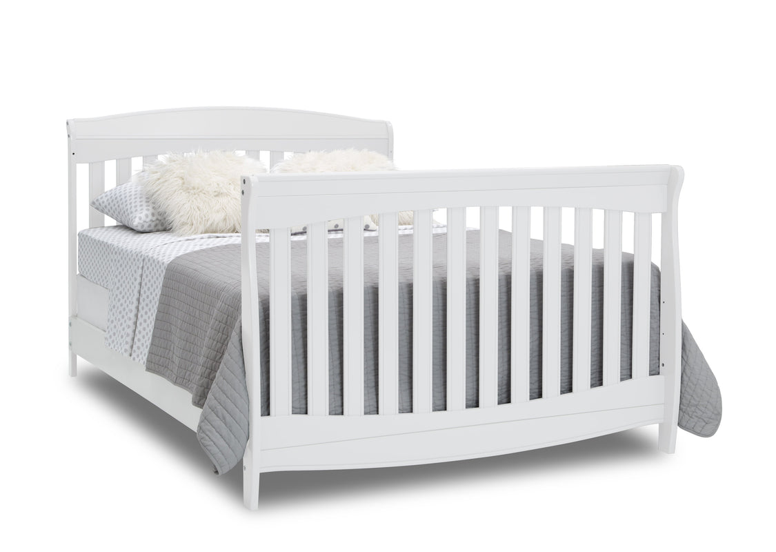 Colton 6-in-1 Convertible Crib Bianca White (130)