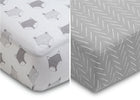Indie Fox (3405) 4-Indie Fox Fitted Crib Sheets - 2 Pack