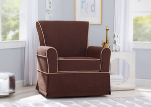 Cocoa with Beige (911) 12-Benbridge Upholstered Glider