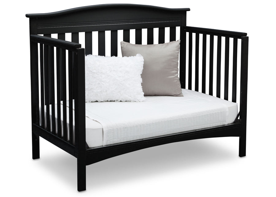 Black (001) 5-Baker 4-in-1 Convertible Crib