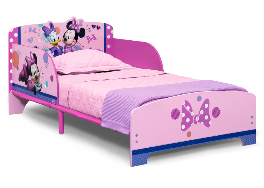 DCB: Minnie Mouse (1057) 4-Minnie Mouse Wood & Metal Toddler Bed