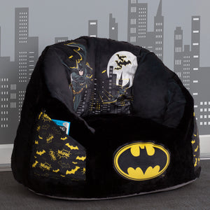 Batman (1200) 22-Batman Cozee Fluffy Chair, Kid Size (For Kids Up To 10 Years Old)