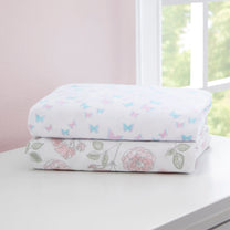 Garden Party Fitted Crib Sheets - 2 Pack