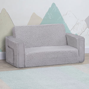 Grey Sherpa with Grey Suede (5048) 11