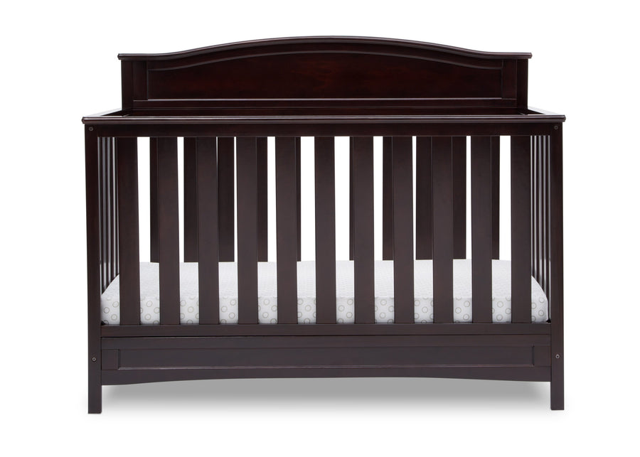 Dark Chocolate (207) 8-Emery Deluxe 6-in-1 Convertible Crib