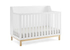 Bianca White with Natural (123) 4-babyGap Oxford 6-in-1 Convertible Crib