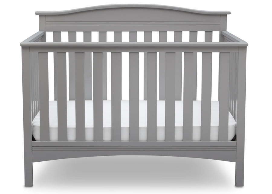 Grey (026) 15-Baker 4-in-1 Convertible Crib