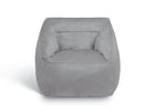 Alloy Grey (2327) 10-Cozee Cube Chair, Adult Size