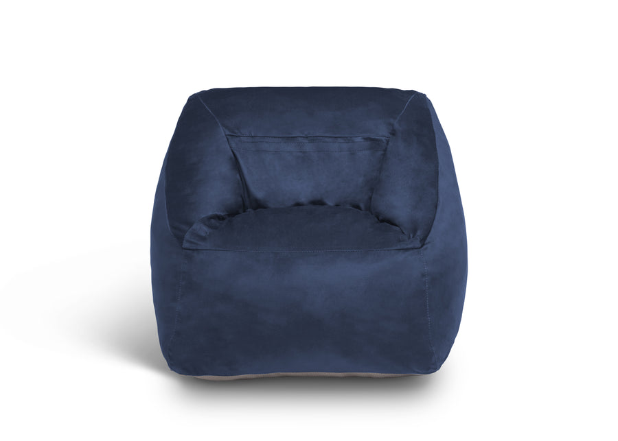 Twilight Blue (5070) 2-Cozee Cube Chair, Adult Size