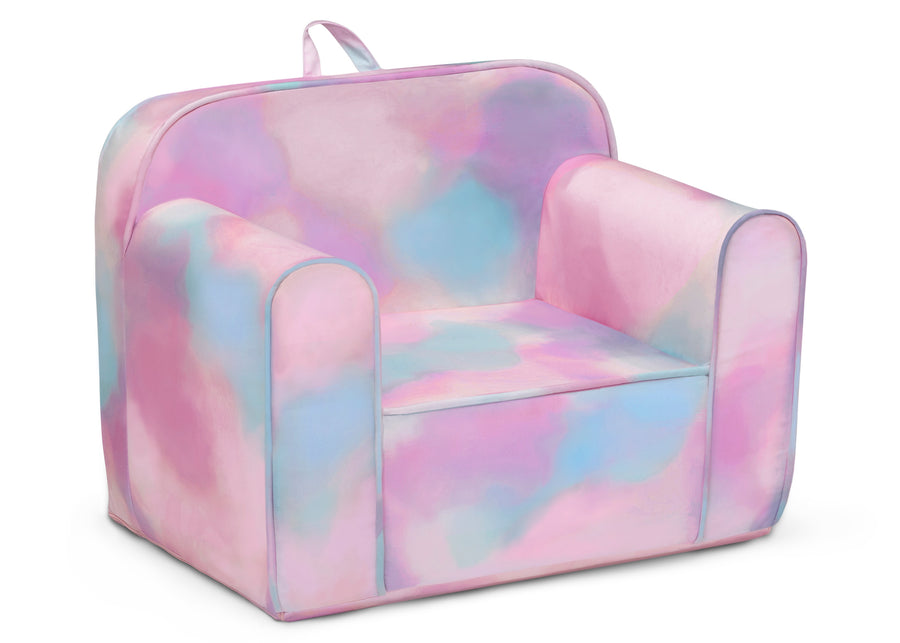 Blue & Pink Tie-Dye (5062) 3-Cozee Tie-Dye Chair for Kids