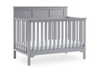 Grey (026) 3-Sweet Beginnings Hart Flat Top 6-in-1 Convertible Crib
