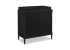 Black (001) 3-Saint 4 Drawer Dresser with Changing Top