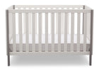 DCB: Bianca White with Grey (166) 2-Milo 3-in-1 Convertible Crib