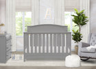 Grey (026) 17-Emery Deluxe 6-in-1 Convertible Crib
