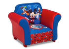Mickey Hot Dog (1054) 3-Mickey Mouse Kids Upholstered Chair with Sculpted Plastic Frame