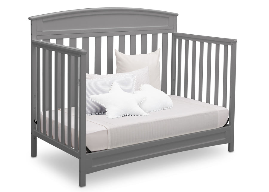 Grey (026) 12-Lila 5-in-1 Convertible Crib
