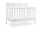 Bianca White (130) 11-Sweet Beginnings Hart Flat Top 6-in-1 Convertible Crib