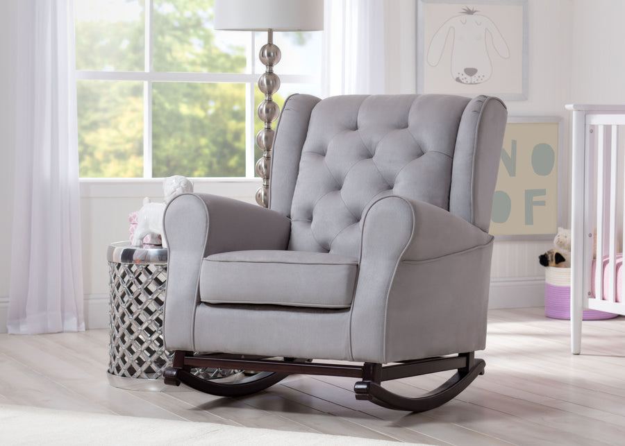 Dove Grey (034) 5-Emma Nursery Rocking Chair