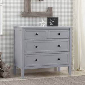 Epic 3 Drawer Dresser with Interlocking Drawers Grey (026) 54