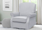 Dolphin Grey (1356) 2-Oakley Nursery Glider Swivel Rocker Chair