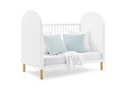 Bianca White with Natural (123) 6-Reese 4-in-1 Convertible Crib