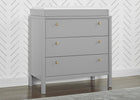 Grey (026) 1-Remy 3 Drawer Dresser with Changing Top
