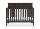 Stone Grey (1456) 18-Sweet Beginnings Hart Flat Top 6-in-1 Convertible Crib