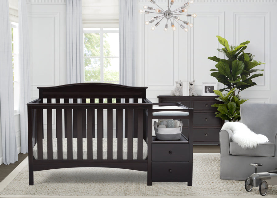Dark Chocolate (207) 1-Birkley Convertible Crib and Changer