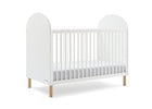 Bianca White with Natural (123) 3-Reese 4-in-1 Convertible Crib