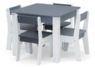 Grey (1273) 5-GapKids Table and 4 Chair Set